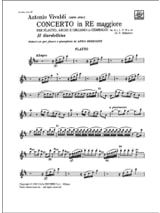 Concerto en Ré Maj. - F 6 N° 14 - Flûte/Piano - VIVALDI - Partition